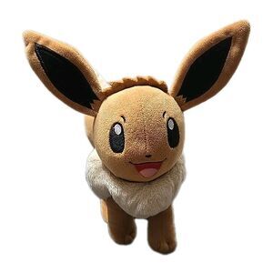 Pokemon Standing 8" Evee Plush 2021 EUC